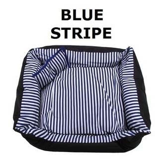blue-stripe-dog-bed
