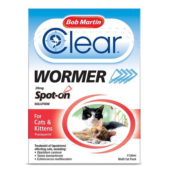 Bob Martin Clear Cat & Kitten Spot On Wormer