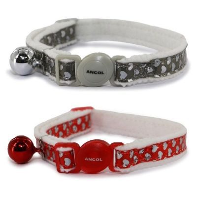 Ancol Reflective Hearts Safety Cat Collar