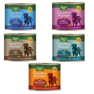Natures Menu Country Hunter Wet Dog Food 600g Cans
