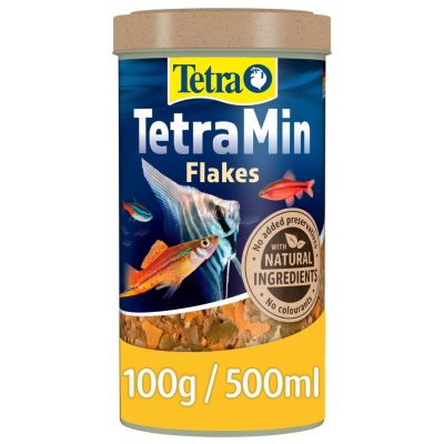 TetraMin Fish Flake Food 100g 500ml - HugglePets