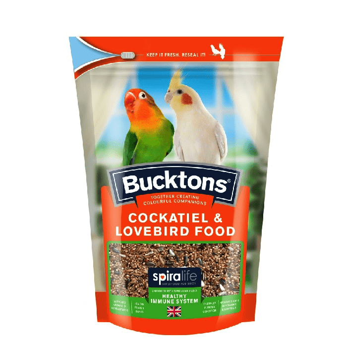 Bucktons Pouch Cockatiel & Lovebird Food