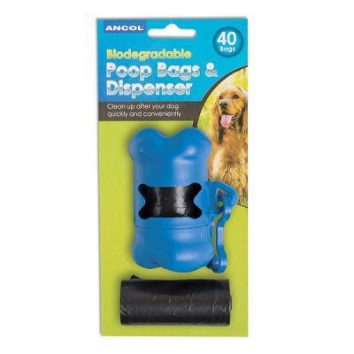 Ancol Poop Bag Dispenser with Waste Bags