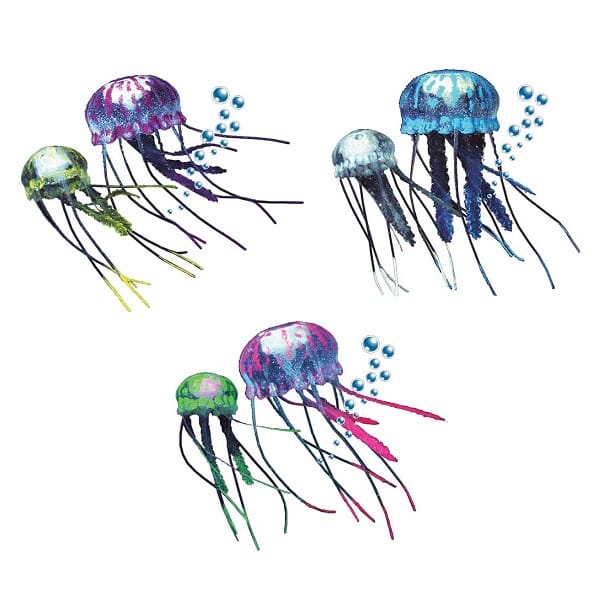 Fish 'R' Fun Glowing Effect Jellyfish Ornaments Twin Pack
