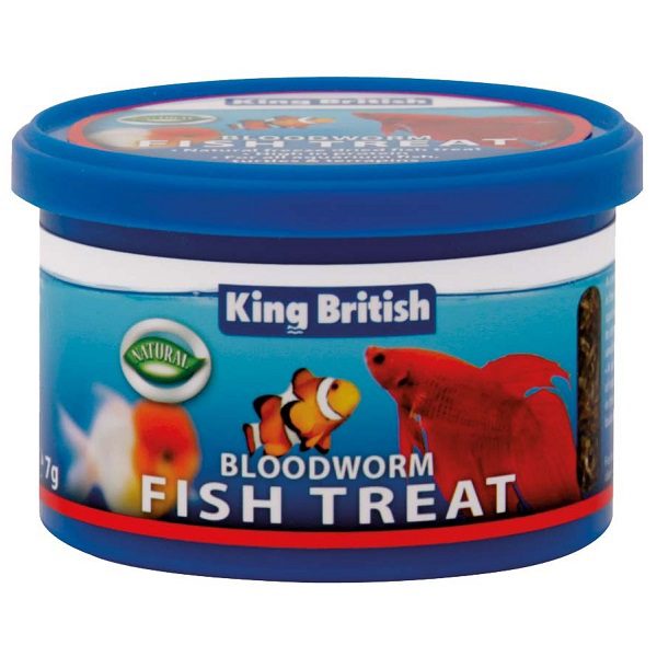 King British Bloodworm Fish Treats 7g