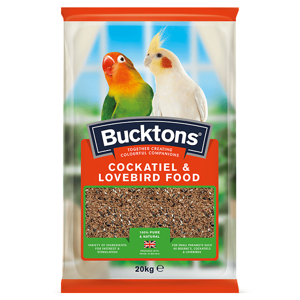 Bucktons Cockatiel & Lovebird with Spiralife 20kg
