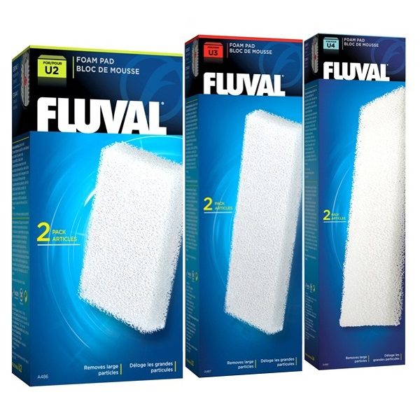 Fluval U Filter Foam Pad - 2 Pack