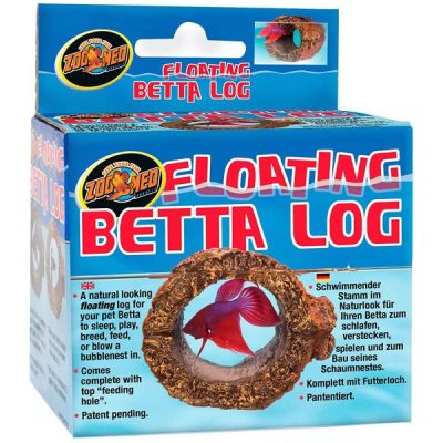 zoomed floating betta log