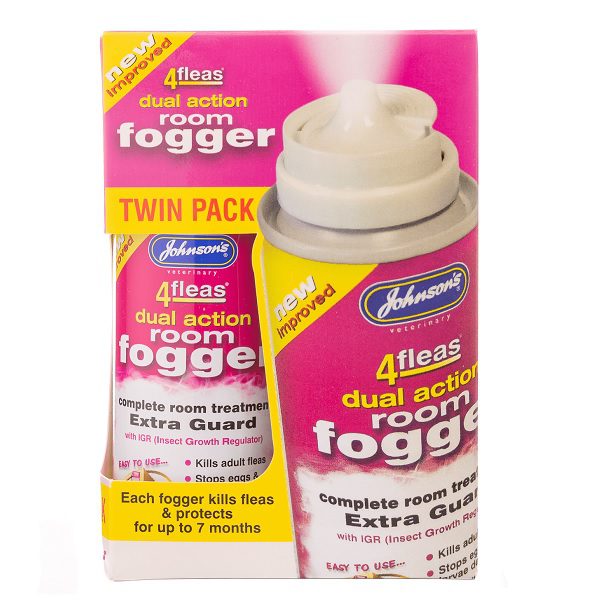 Johnson's 4fleas Room Fogger (Twin Pack)