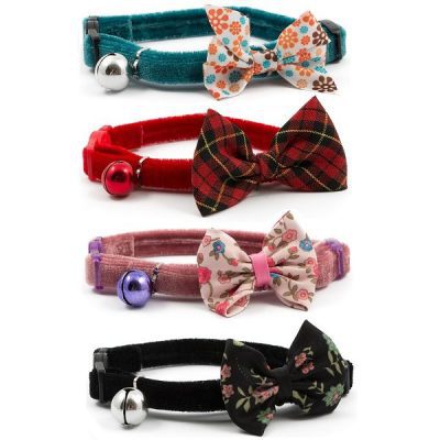 Ancol Vintage Bow Safety Cat Collar