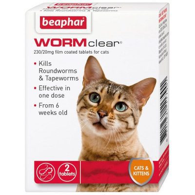 Beaphar Cat WORMclear - 2 Tablets