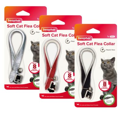 Beaphar Soft Glitter Flea Collar for Cats - HugglePets