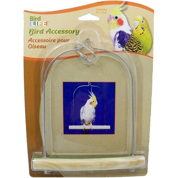 Penn Plax Wooden Bird Swing