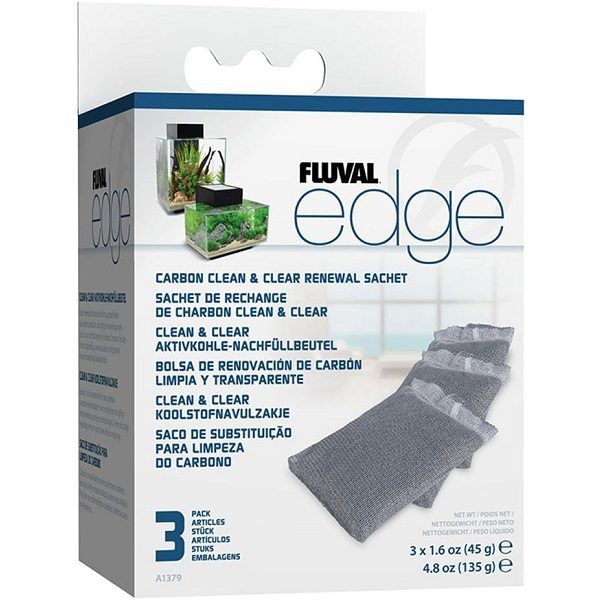 Fluval Edge Carbon Clean & Clear Renewal Sachets
