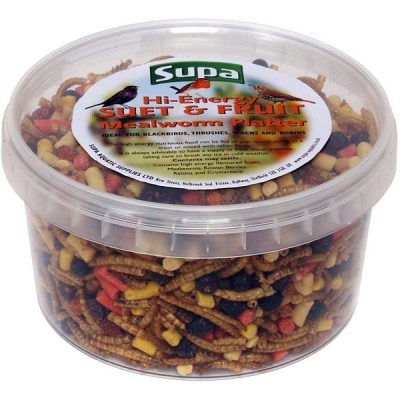 Supa Hi-Energy Suet & Fruit Mealworm Platter