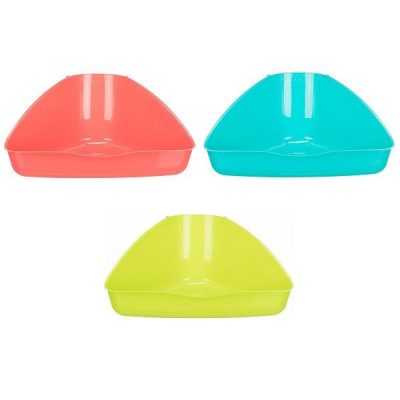 Trixie Small Animal Plastic Corner Litter Tray