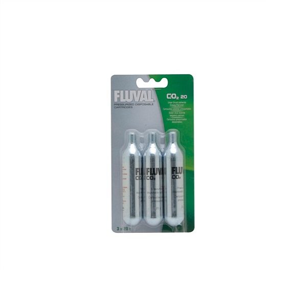 Fluval Pressurized Disposable Replacement CO2 Cartridges - 20g