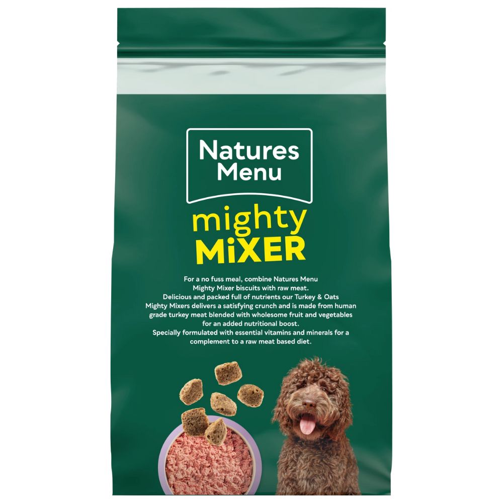 Natures Menu Mighty Mixer Turkey & Oats - Dog - HugglePets