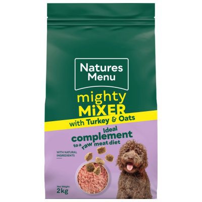 Natures Menu Mighty Mixer Turkey & Oats - Dog - HugglePets