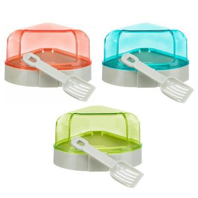 Trixie Small Animal Corner Litter Tray with Roof
