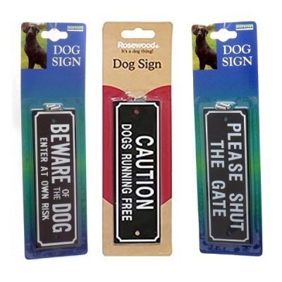 Rosewood Beware of The Dog Signs