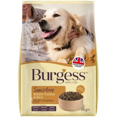 Burgess Sensitive Adult Turkey & Rice 2kg