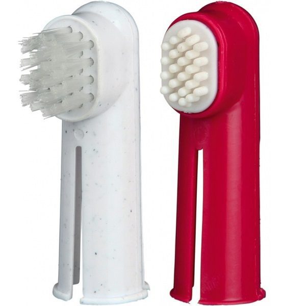 Trixie Finger Toothbrush & Massage Brush Set