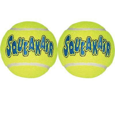 KONG Air Squeaker Tennis Ball 2pk