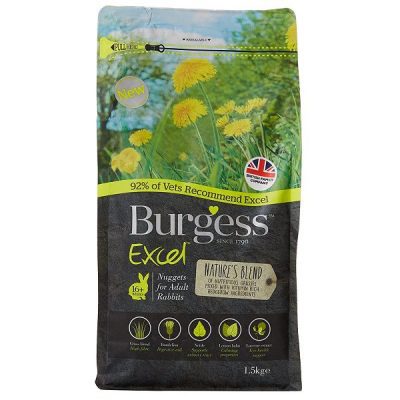 Burgess Excel Nature's Blend Rabbit Nuggets 1.5kg