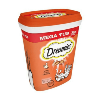 Dreamies Chicken Mega Tub 350g