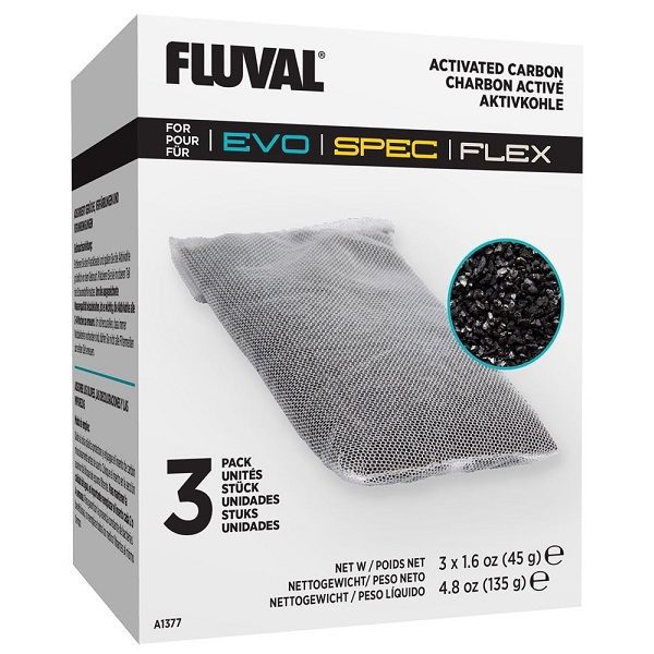 Fluval Spec Replacement Activated Carbon (3pk)