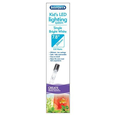 Interpet Kids LED Bright White Single Lighting System 20cm