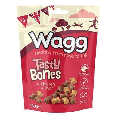 Wagg Chicken & Liver Tasty Bones 150g