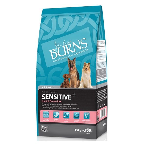Burns Sensitive Dog Duck & Brown Rice 15kg