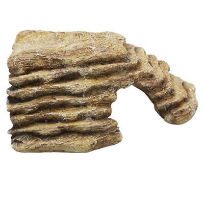 Komodo Basking Platform Corner Ramp - Sandstone