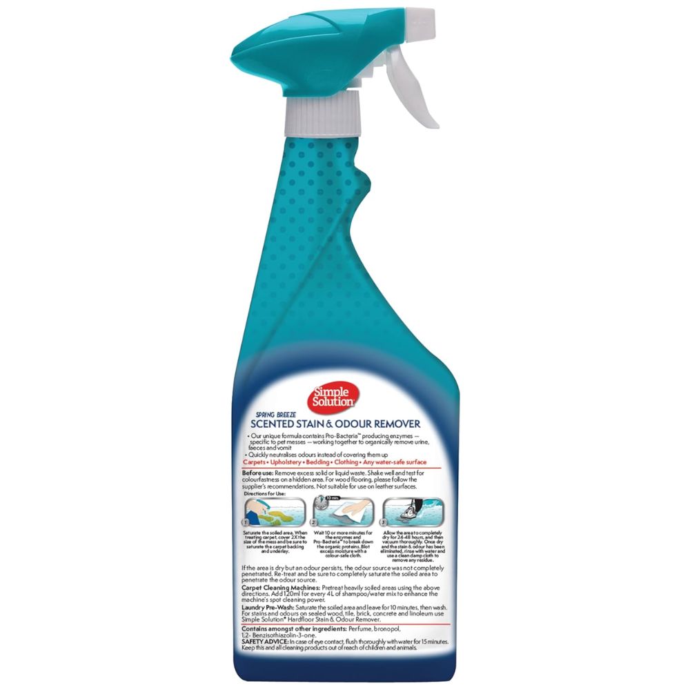 Simple Solution Spring Breeze Stain & Odour Remover 750ml