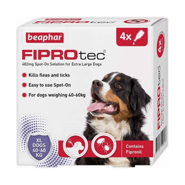 FIPROtec Spot-On Extra Large Dog – 4 Pipettes