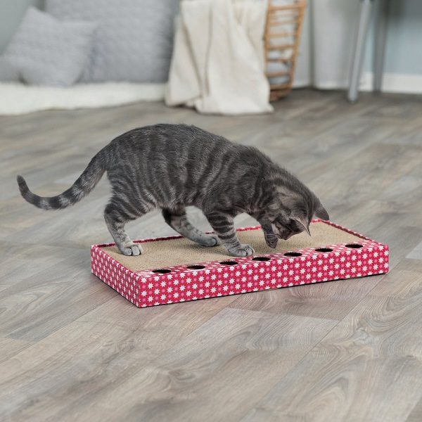Trixie Cat Scratching Cardboard & 2 Balls