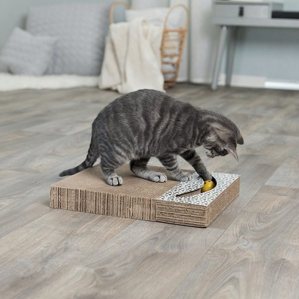 Trixie Cat Scratching Cardboard & 2 Balls