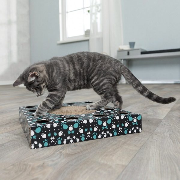 Trixie Cat Scratching Cardboard & Ball