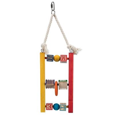 Trixie Multi-Coloured Wooden Bird Ladder