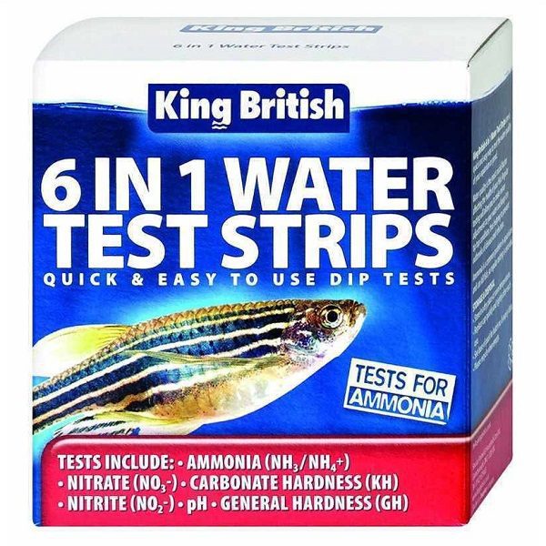 King British 6in1 Test Water Strips