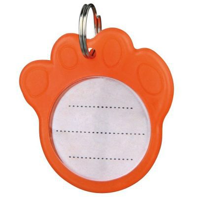 Trixie Dog Collar Phosphorescent I.D Tag