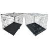 HugglePets Black & Silver Dog Cage