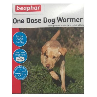 Beaphar One Dose Wormer for Large Dogs