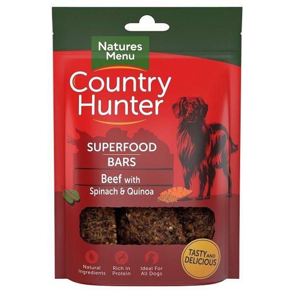 Natures Menu Beef with Spinach & Quinoa Superfood Bars