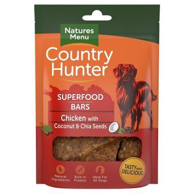 Natures Menu Chicken with Coconut & Chia Seeds Superfood Bars