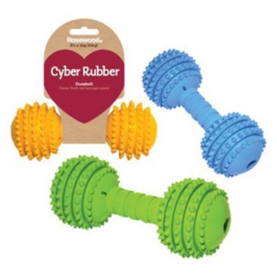 Rosewood Cyber Rubber Dumbell