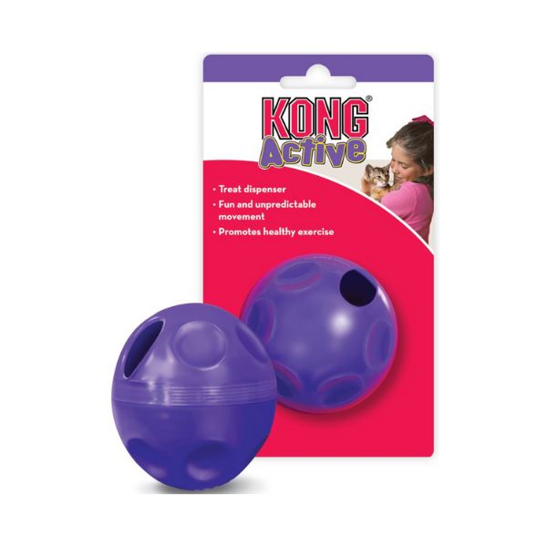 KONG Cat Treat Dispensing Ball packaging