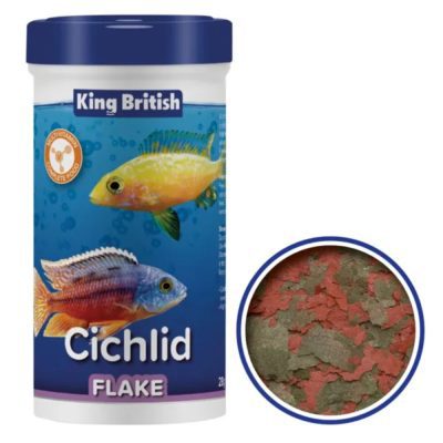 King British Cichlid Flake (with IHB) 28g - HugglePets